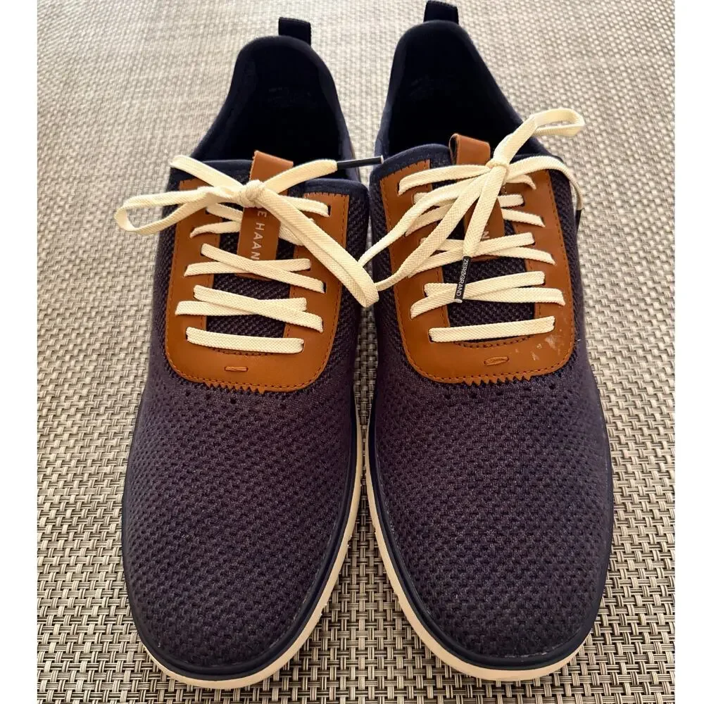 COLE HAAN NWOB Men Generation Zerogrand Stitchlite Sneaker Preppy Casual 13M Blu - Picture 3 of 8
